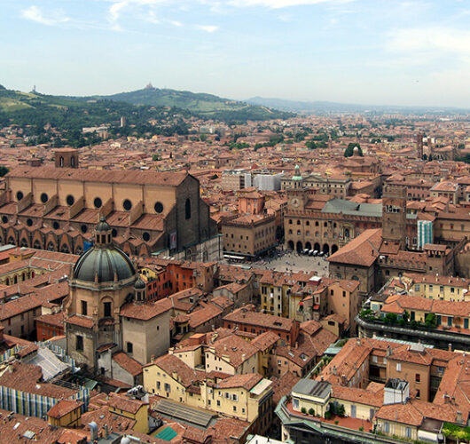 Vista di Bologna dall'alto
