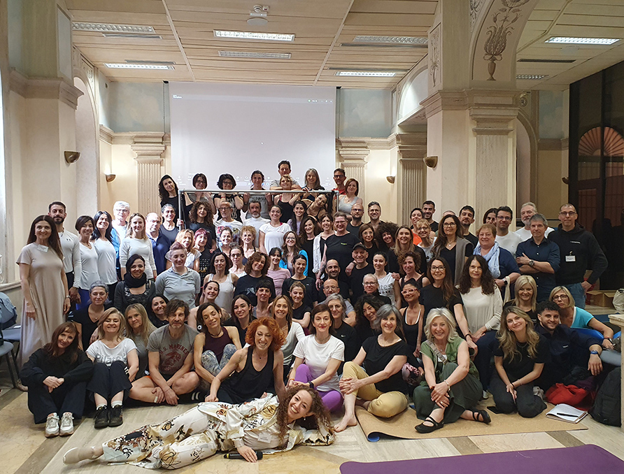 Foto di gruppo degli insegnanti di Pilates agli APPI DAYS