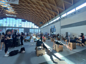 Stand di Pilates Factory e FIF