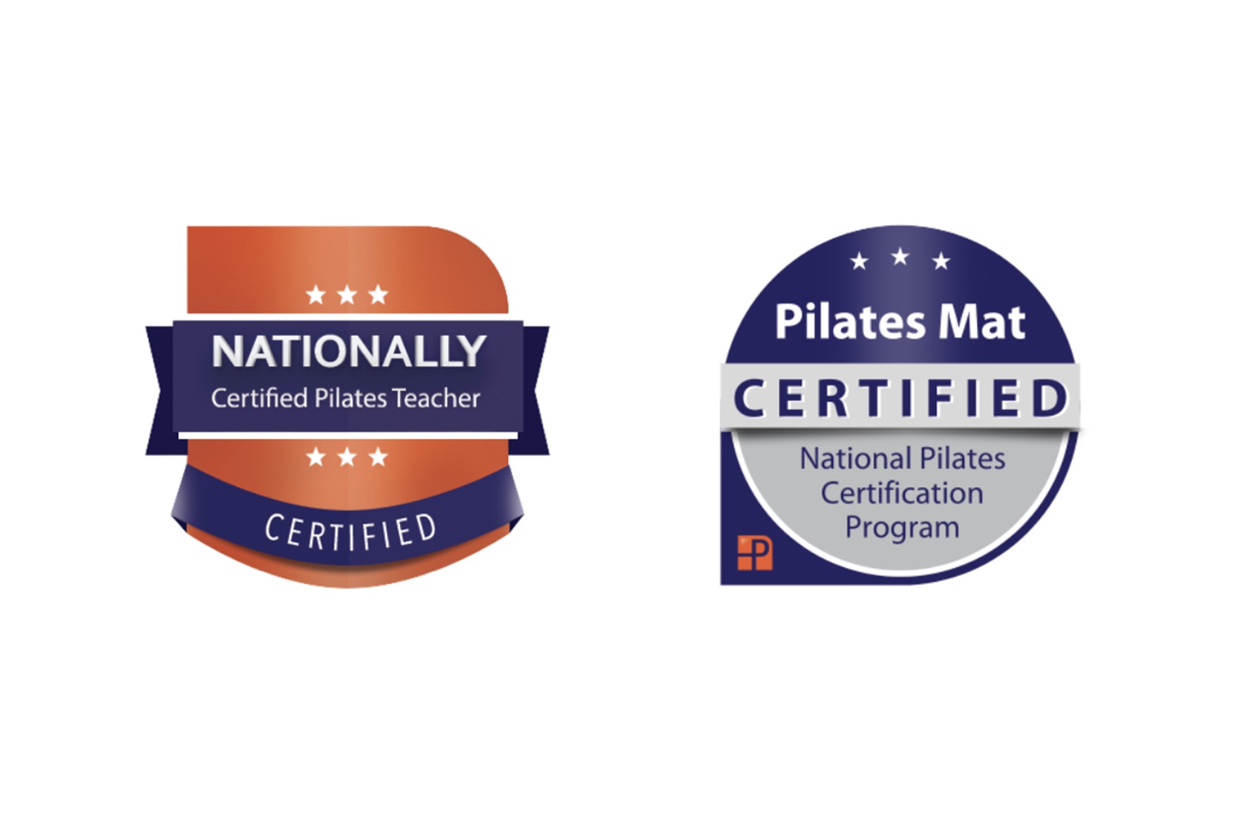 Loghi dell'esame per insegnanti di Pilates