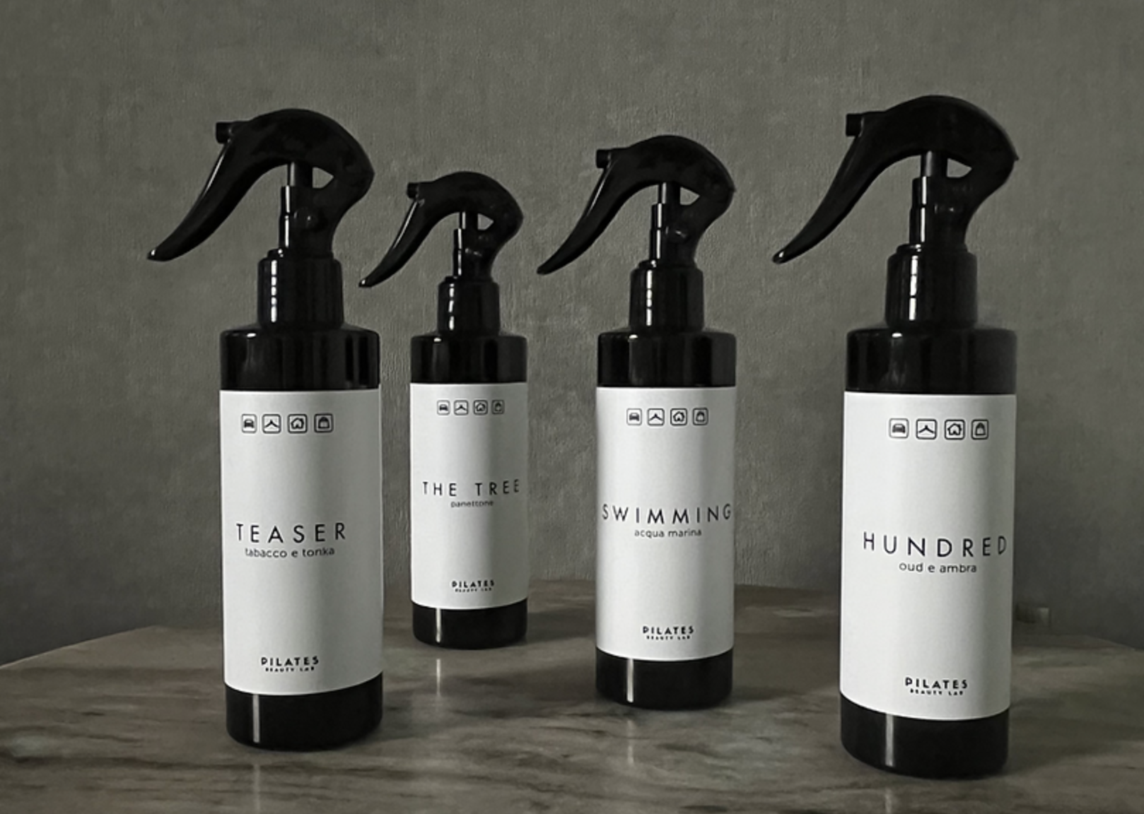 I quattro spray della linea